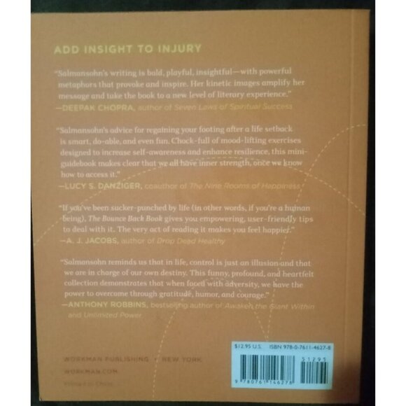 Bounce Back! How to Thrive in Adversity by Karen Salmansohn – Self‑Help PB - Picture 2 of 2